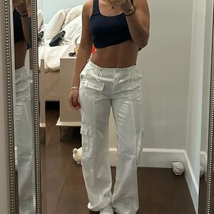 SOLD White Brandy Melville cargo pants🌟🌟